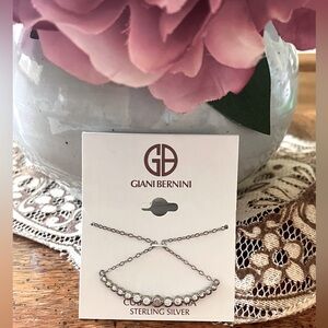 Giani Bernini Silver Necklace with Intricate Chain Design